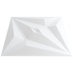 vidaXL Panneaux muraux 48 Pièces blanc 50x50 cm XPS 12 m² étoile