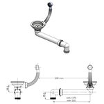 vidaXL Évier de cuisine Granit Seul lavabo Blanc