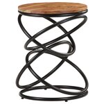 vidaXL Table d'appoint 40x40x52 cm Bois d'acacia massif