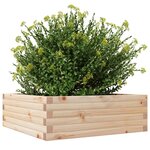 vidaXL Jardinière 70x70x23 cm bois de pin massif