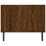 vidaXL Table basse chêne marron 102x50x40 cm bois d'ingénierie