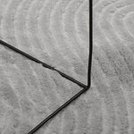 vidaXL Tapis IZA poils courts style scandinave gris Ø 80 cm