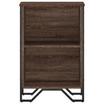 vidaXL Bibliothèque chêne marron 50x31x74 5 cm bois d'ingénierie