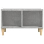 vidaXL Table basse Gris béton 60x50x36 5 cm Bois d'ingénierie