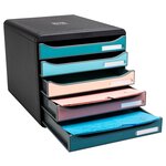 Module De Classement Big Box Plus 5 Tiroirs Skandi - Couleurs Assorties - Exacompta