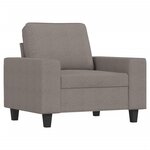 vidaXL Fauteuil Taupe 60 cm Tissu