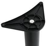 vidaXL 4 pieds de table réglables en hauteur Noir 1100 mm