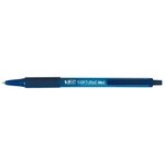 Stylo bille BIC Soft Feel rétractable bleu