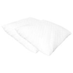vidaXL Oreillers lot de 2 80x80x14 cm Mousse à mémoire de forme
