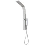 SCHÜTTE Panneau de douche SANSIBAR Couleur d'acier inoxydable