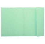 Paquet 100 chemises 1 rabat SUPER 160g 24x32cm Vert EXACOMPTA
