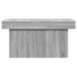 vidaXL Table basse sonoma gris 80x55x40 cm bois d'ingénierie