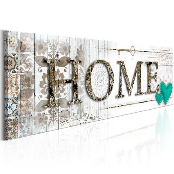 Tableau - home's imagery l x h en cm 135x45