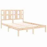 vidaXL Cadre de lit sans matelas 140x200 cm bois massif de pin