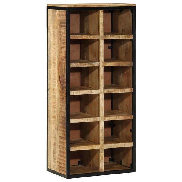 vidaXL Cabinet à chaussures 50x30x110 cm Bois brut de mangue