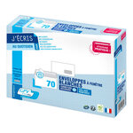 Enveloppe 162 x 229 mm 80 g fenêtre 45 x 100 mm blanche - boîte de 70 - gpv