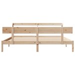 vidaXL Cadre de lit sans matelas 180x200 cm bois massif de pin