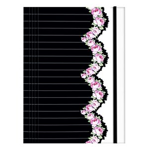 Chantal thomass : chemise élastiques 3 rabats 24x32cm - design fleurs