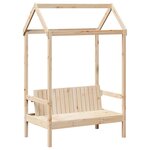 vidaXL Ensemble de lit de jour avec toit 90x200 cm bois de pin massif