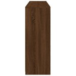 vidaXL Buffets avec lumières LED 3 Pièces chêne brun bois d'ingénierie