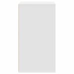 vidaXL Commode d'angle blanc 60x41x76 cm bois d'ingénierie