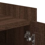 vidaXL Armoire à chaussures chêne marron 52x37 5x100 cm