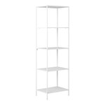 Étagère 5 niveau x cadre blanc 51 x 35 x 170 cm