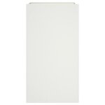 vidaXL Jardinière blanc 42x38x75 cm acier laminé à froid