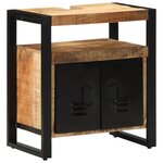 vidaXL Meuble sous lavabo 55x35x60 cm en bois massif brut