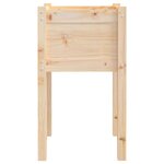 vidaXL Jardinière d'extérieur 40x40x70 cm bois de pin massif
