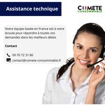 COMETE, Marque française - 59A - 2 Toner Compatible HP 59A 59X pour Toner HP CF259A ou CF259X - pour Toner Laserjet Pro M404dn MFP M428fdw Pro M404dw M404n MFP M428dw M428dn - Noir