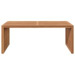 vidaXL Table d'appoint de jardin 90x49.7x36 cm Bois massif Teck