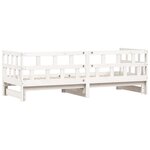 vidaXL Lit de jour et lit gigogne sans matelas 90x190 cm bois massif