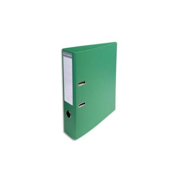 Classeur à levier PVC dos de 70mm vert EXACOMPTA