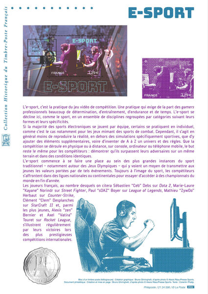 Document philatélique - L'e-sport