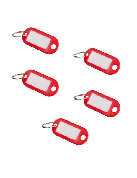 THIRARD - Lot de 5 portes-étiquettes  rouge  50x20mm