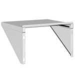 vidaXL Étagère murale 50x45x31 cm argenté acier inoxydable