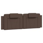 vidaXL Cadre de lit sans matelas marron 160x200 cm similicuir
