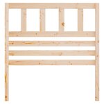 vidaXL Tête de lit 96x4x100 cm Bois massif de pin