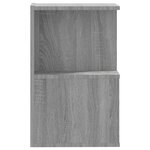 vidaXL Tables de chevet 2 Pièces Sonoma gris 35x35x55 cm Bois ingénierie