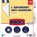 Protège matelas absorbant anti-acariens en coton 160 x 200 cm