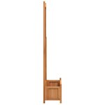 vidaXL Jardinière avec treillis marron bois massif de sapin