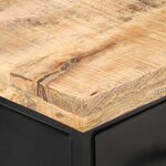 vidaXL Meuble TV 90x30x41 cm Bois de manguier brut