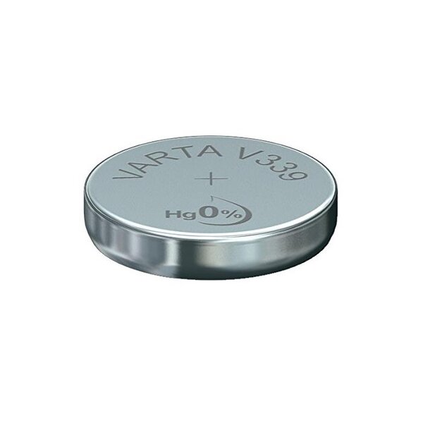 pile oxyde argent pour montres V339 SR614 1,55 Volt VARTA