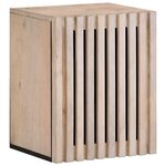 vidaXL Armoire murale de salle de bain 38x34x48cm bois massif manguier