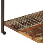 vidaXL Table basse et étagère 100x60x35 cm Bois de récupération solide