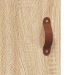 vidaXL Table de chevet chêne sonoma 40x40x50 cm bois d’ingénierie