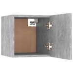 vidaXL Ensemble de meubles TV 6 Pièces Gris béton Bois d'ingénierie