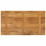 vidaXL Dessus de table 110x70x3 8cm rectangulaire bois massif manguier