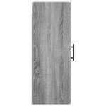 vidaXL Armoire murale sonoma gris 34 5x34x90 cm